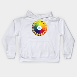 Wheel of Emotions Kids Hoodie